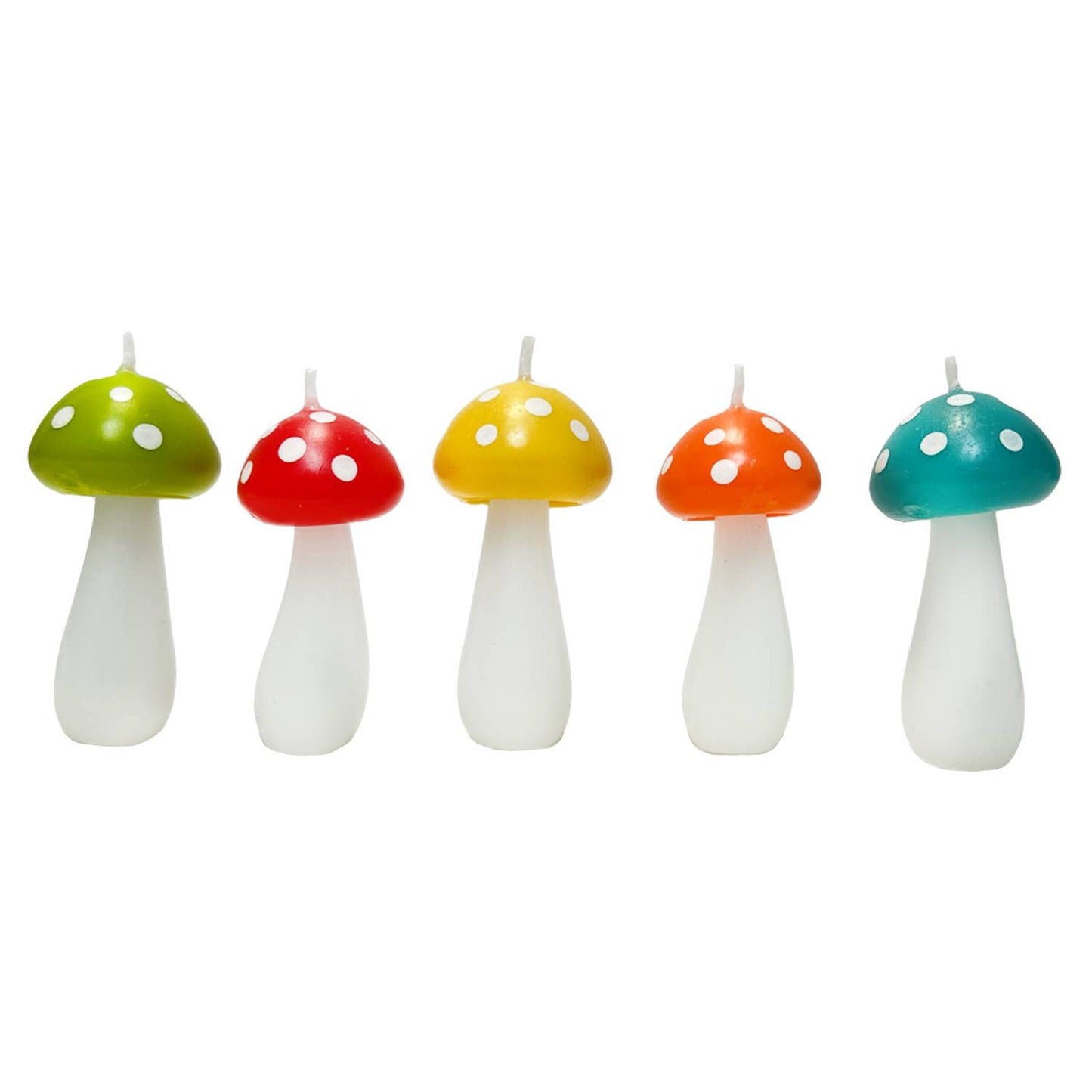 Mushroom Candles - 5 Piece Set
