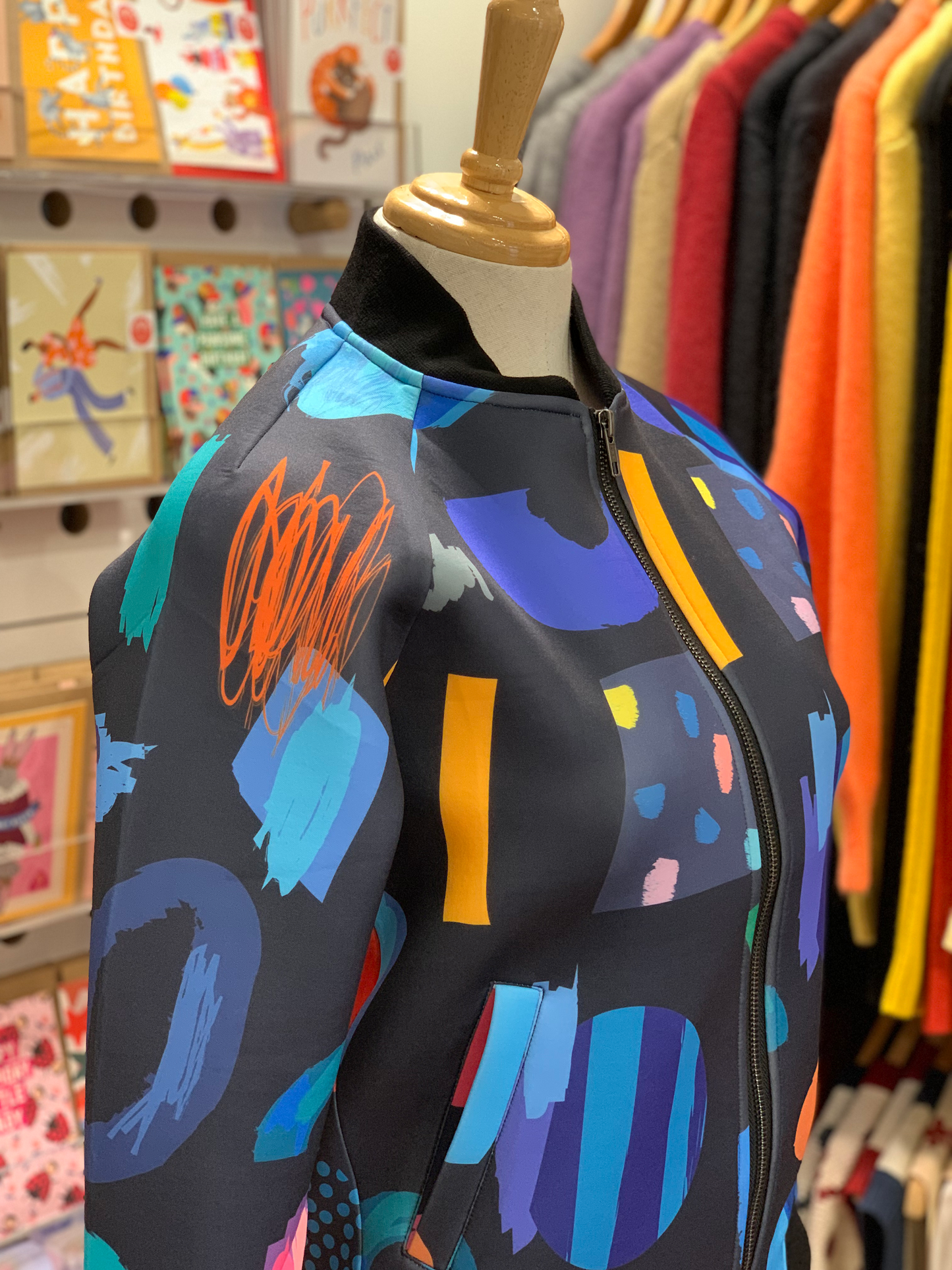Willow Bomber Jacket - abstract
