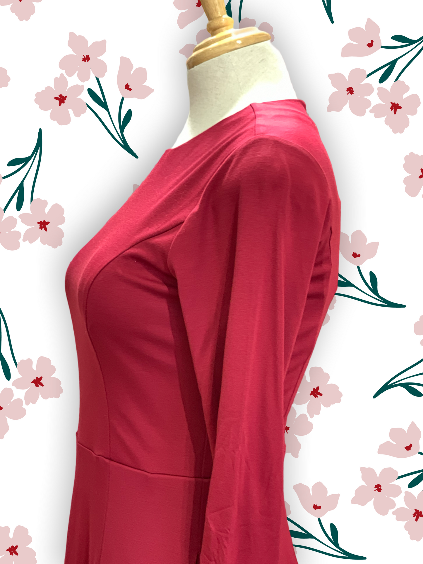 Essential Jersey Dress - Red
