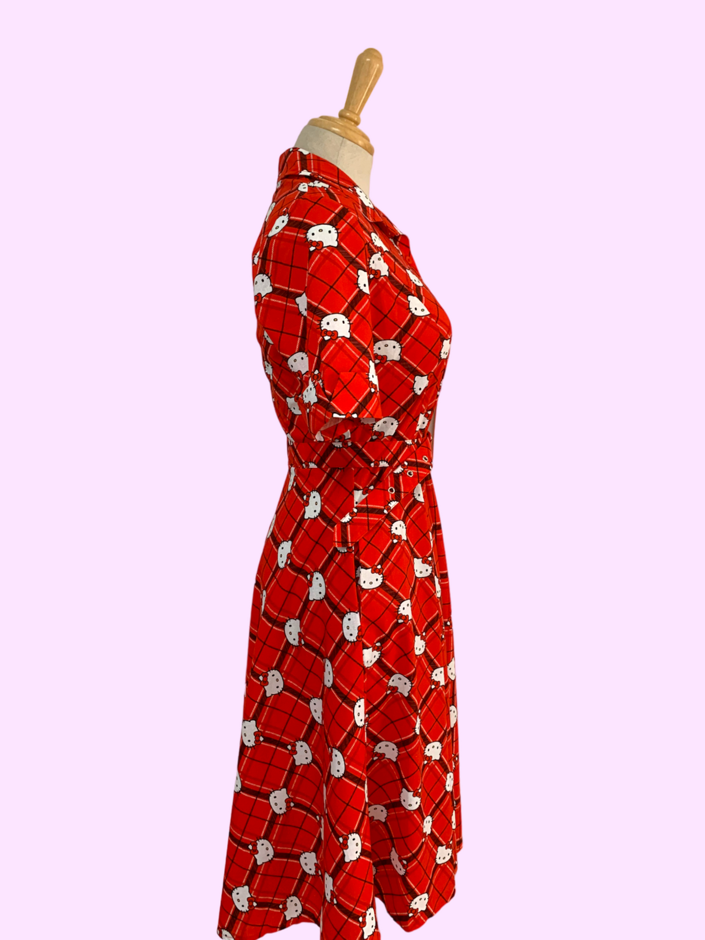 Audrey Dress - Kawaii Kitty (Low in Stock/ size 10,12)