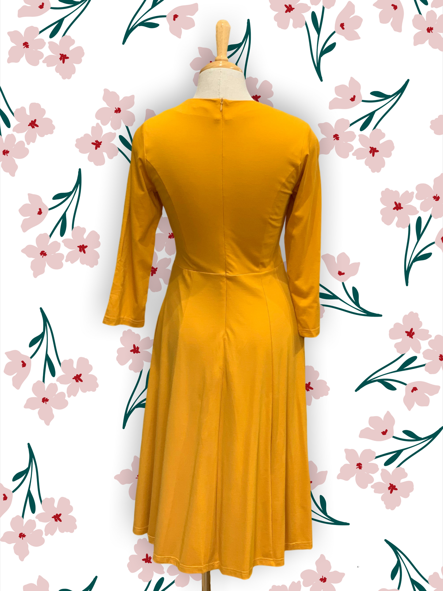 Essential Jersey Dress - Yellow (Clearance Sale)