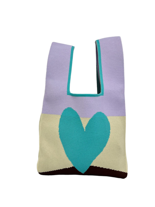 Handmade Knit tote bag