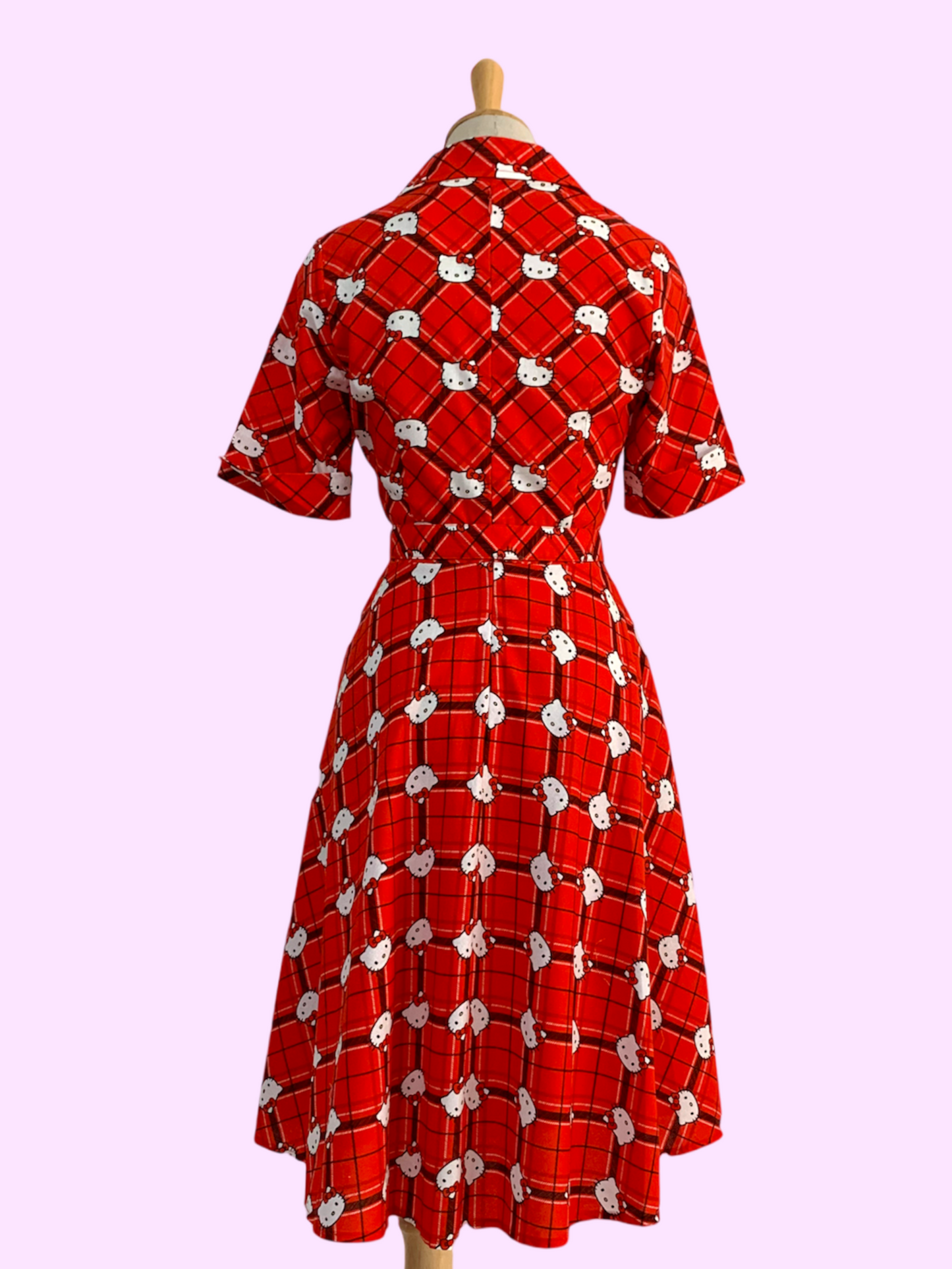 Audrey Dress - Kawaii Kitty (Low in Stock/ size 10,12)