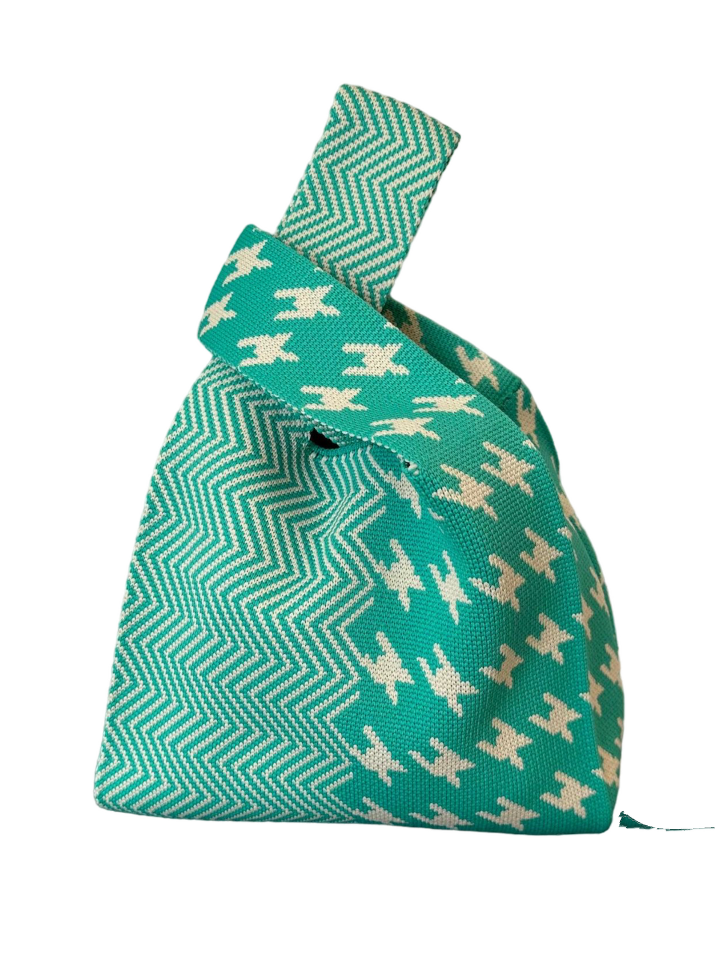Handmade Knit tote bag