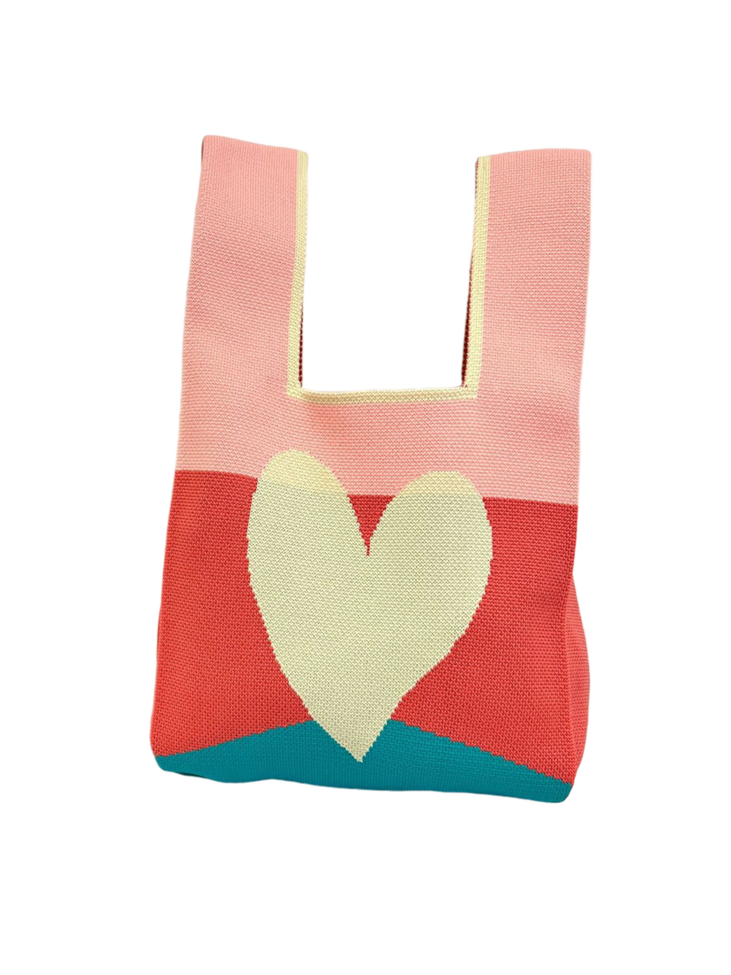 Handmade Knit tote bag