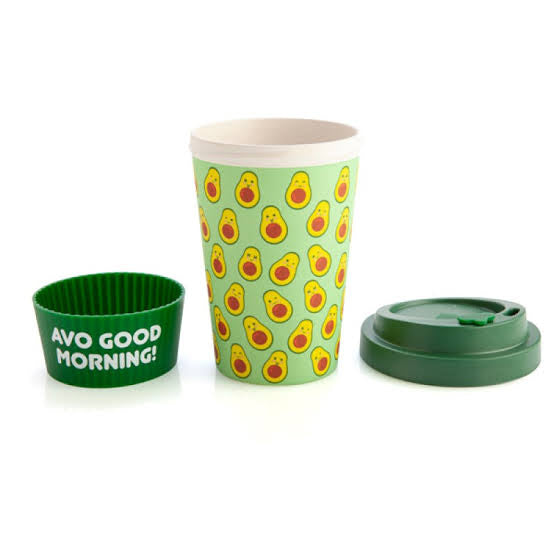 Eco to go bamboo cup avocado