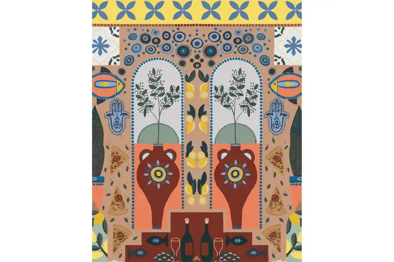 Paint by Numbers - Mediterranean Mural