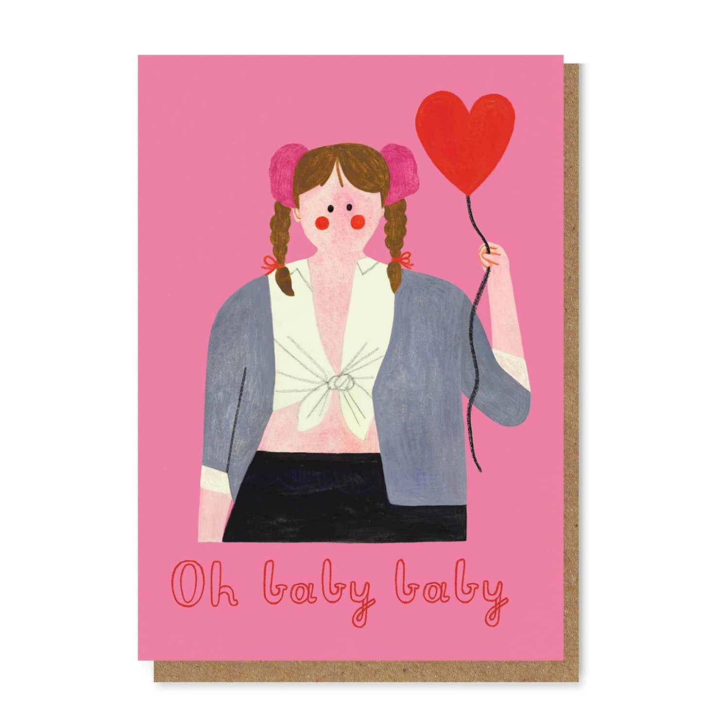 BRITNEY oh baby baby card