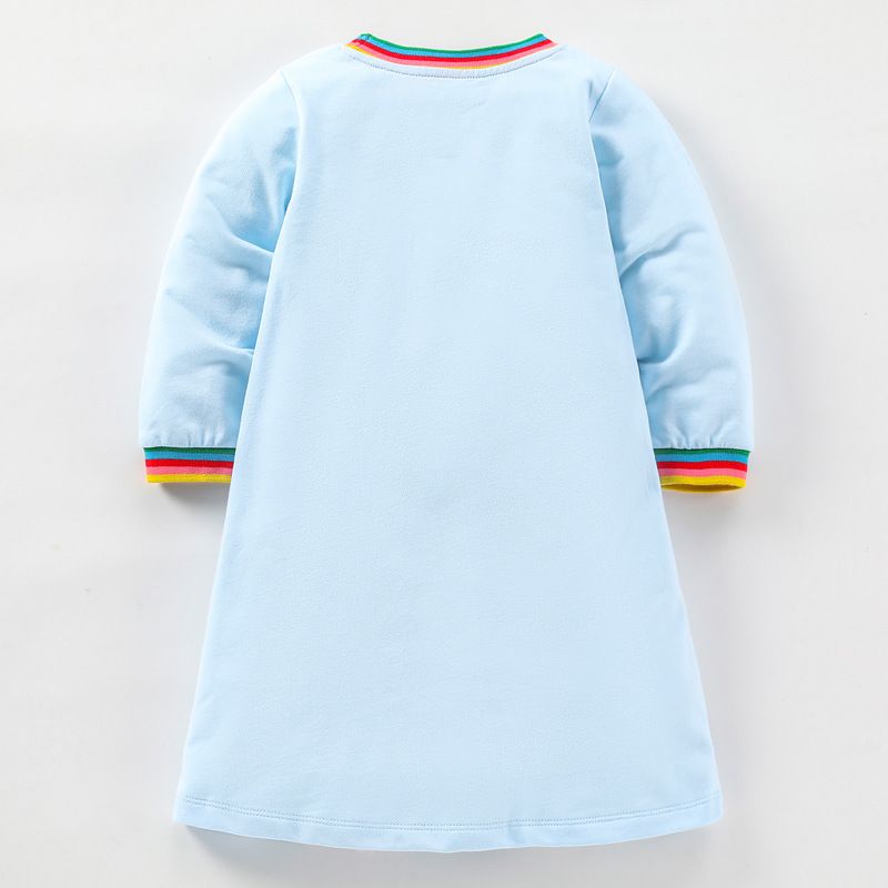 Colour pencils girl dress (Low in Stock/ 4 years old)
