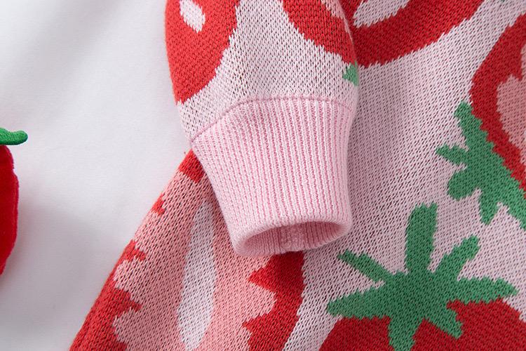 Strawberry kids pullover