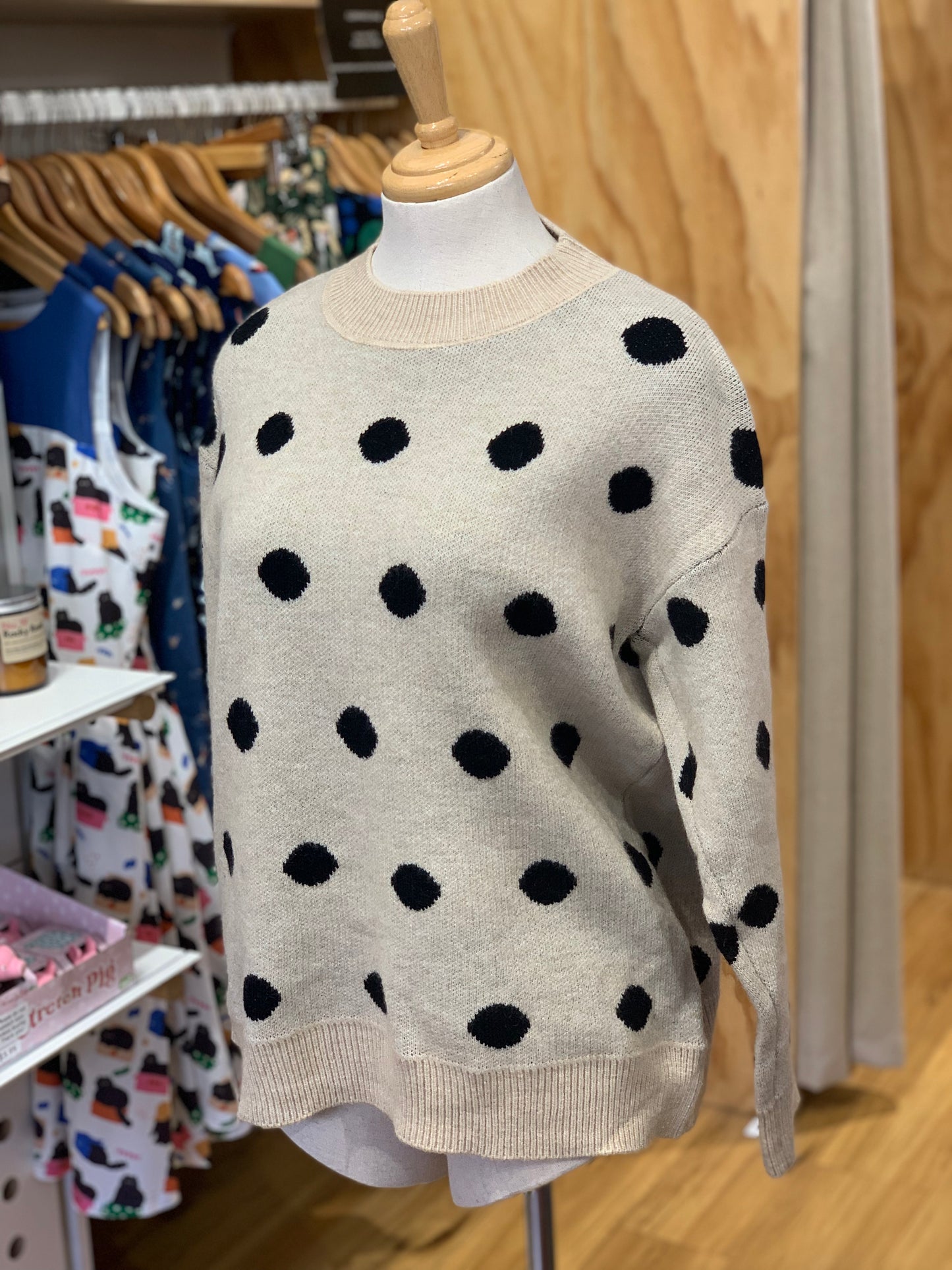 Polkadot pullover (3 Colours Available)