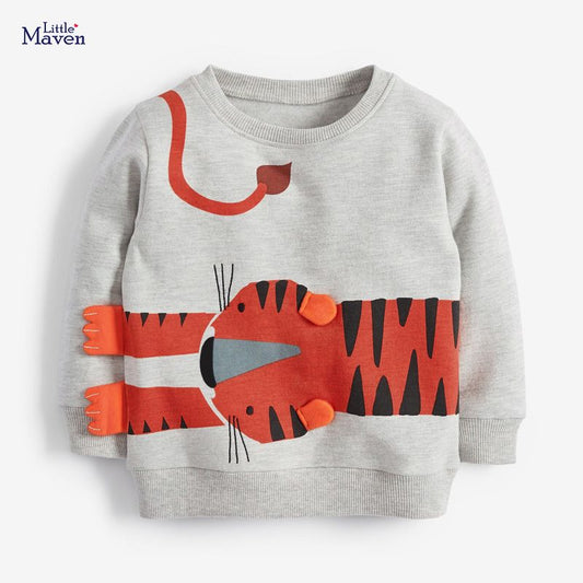 Stretching Tiger pullover