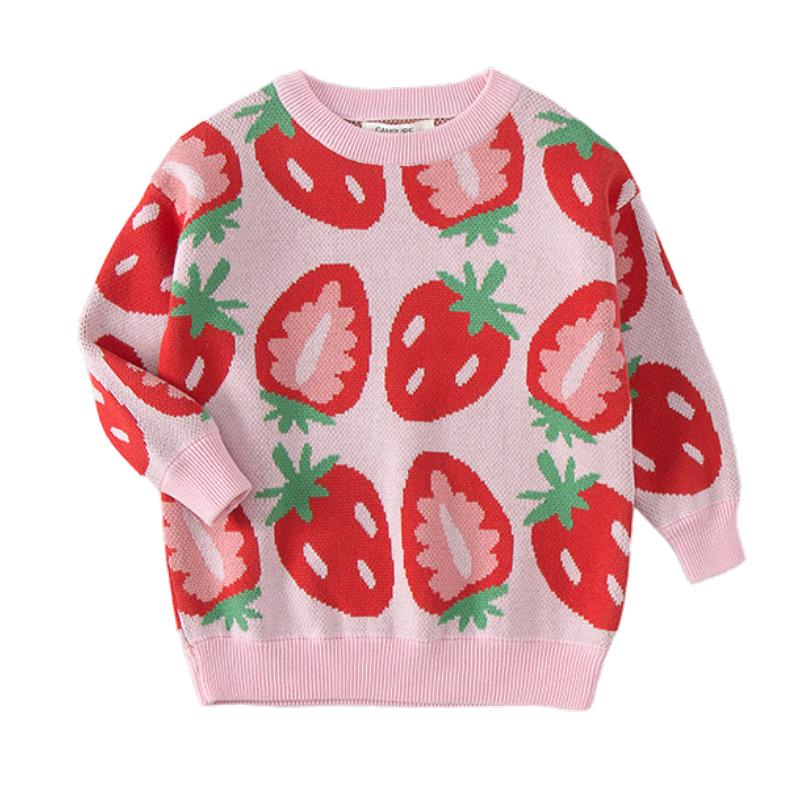 Strawberry kids pullover