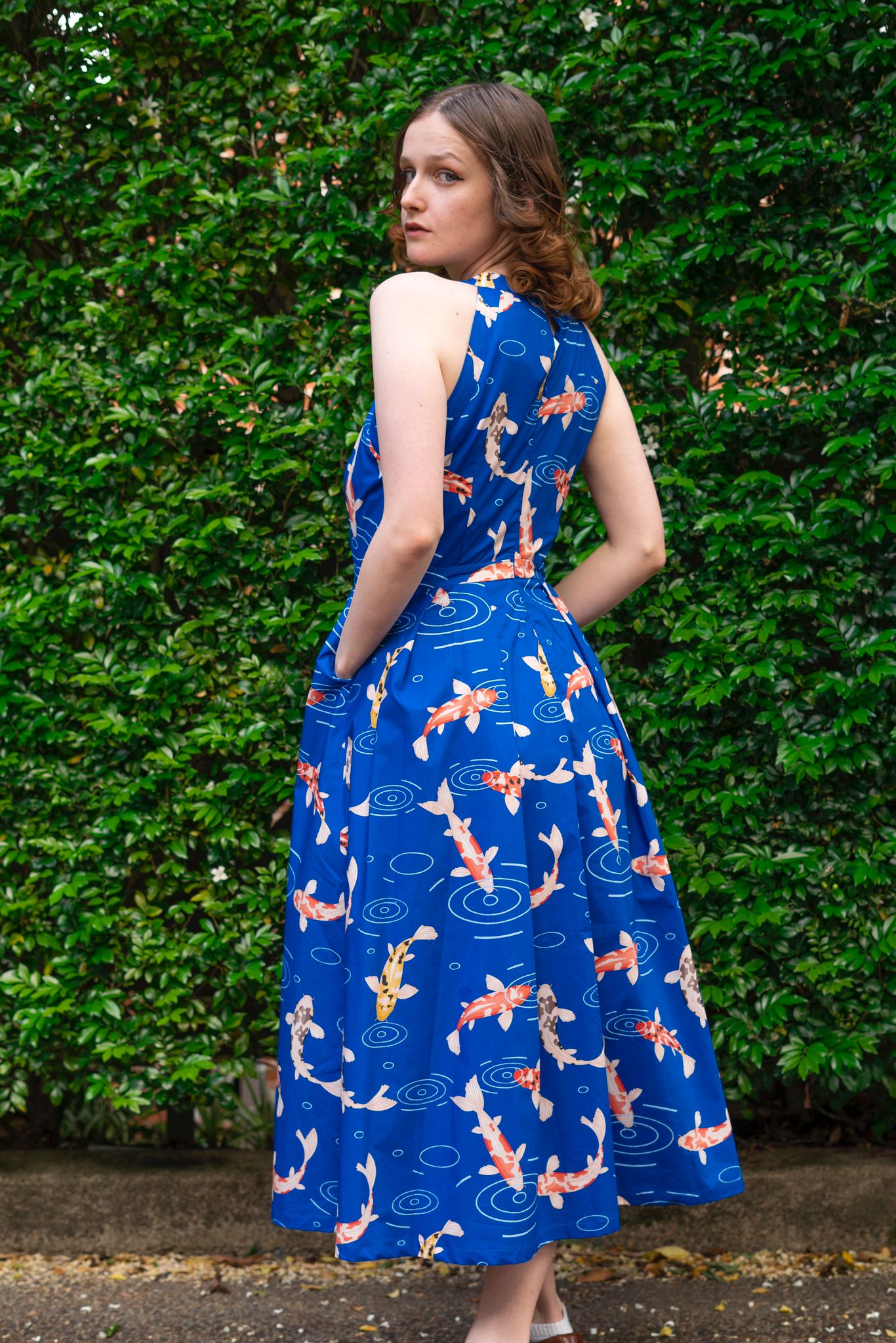 Find Me Under The Palm Dress - Koi