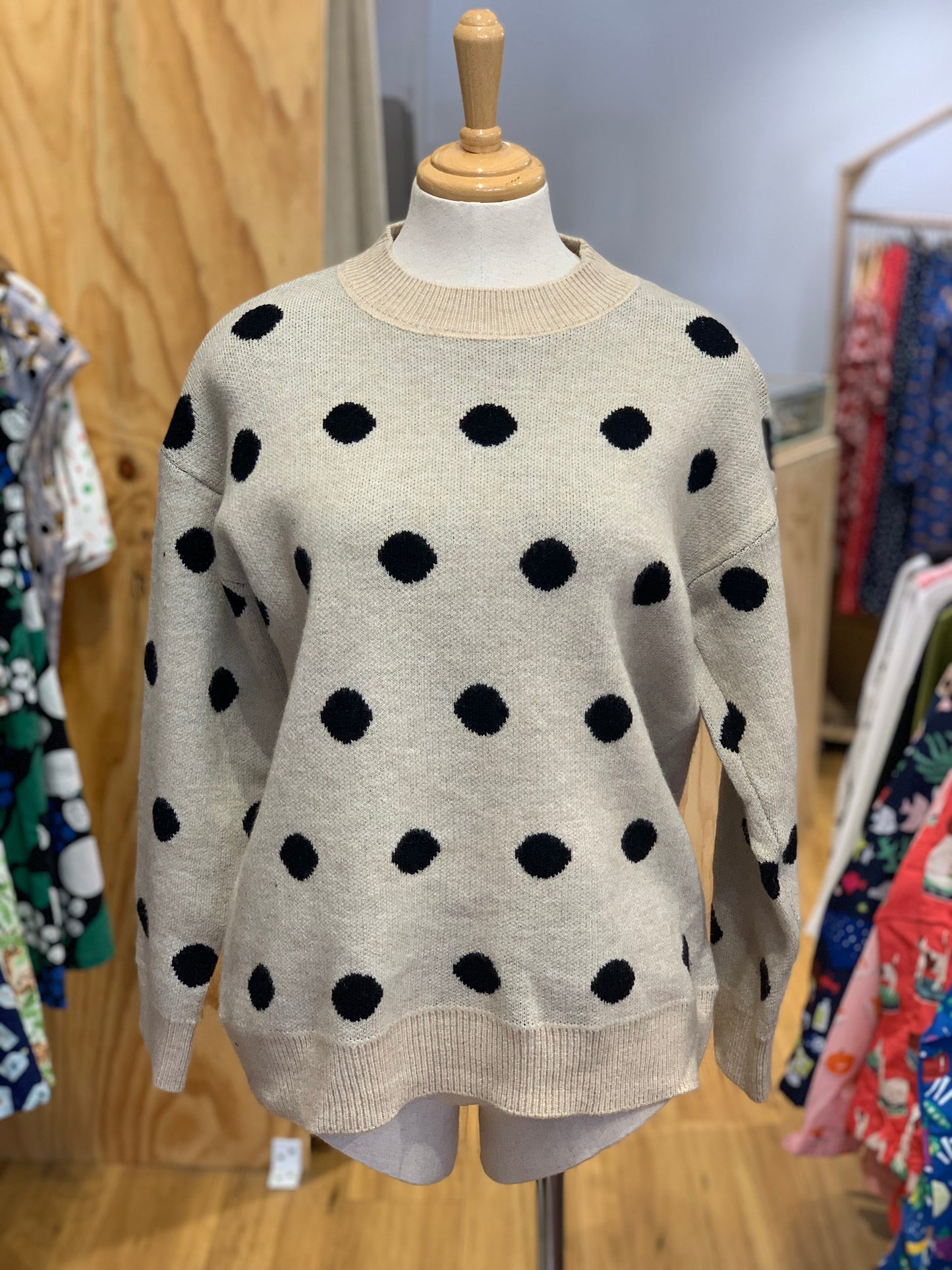 Polkadot pullover (3 Colours Available)