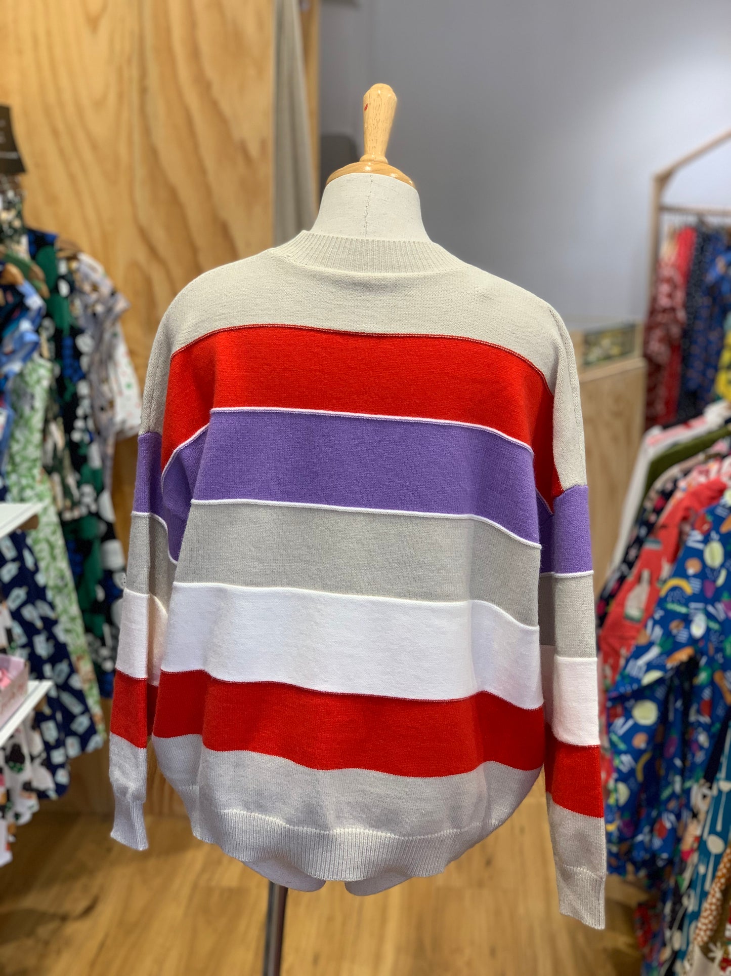 Striped pullover