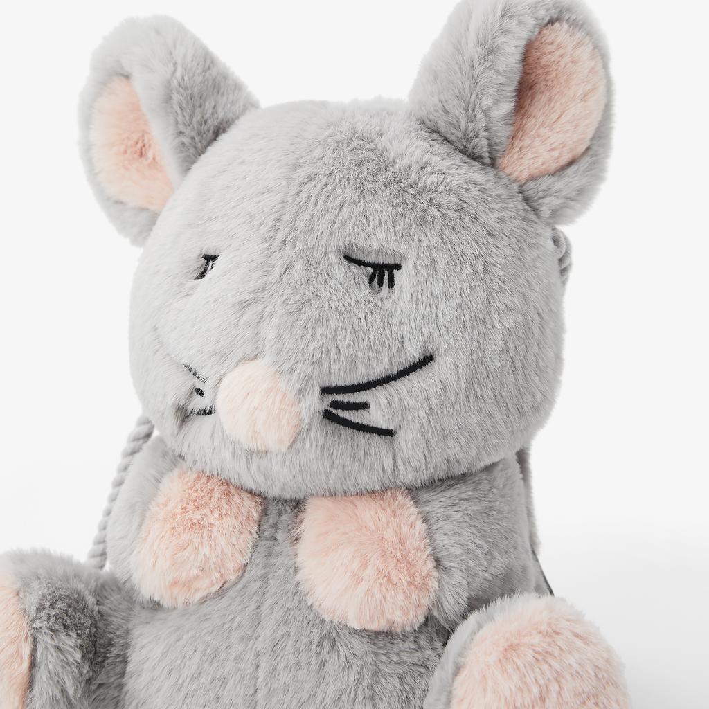 Fluffy mouse kids bag
