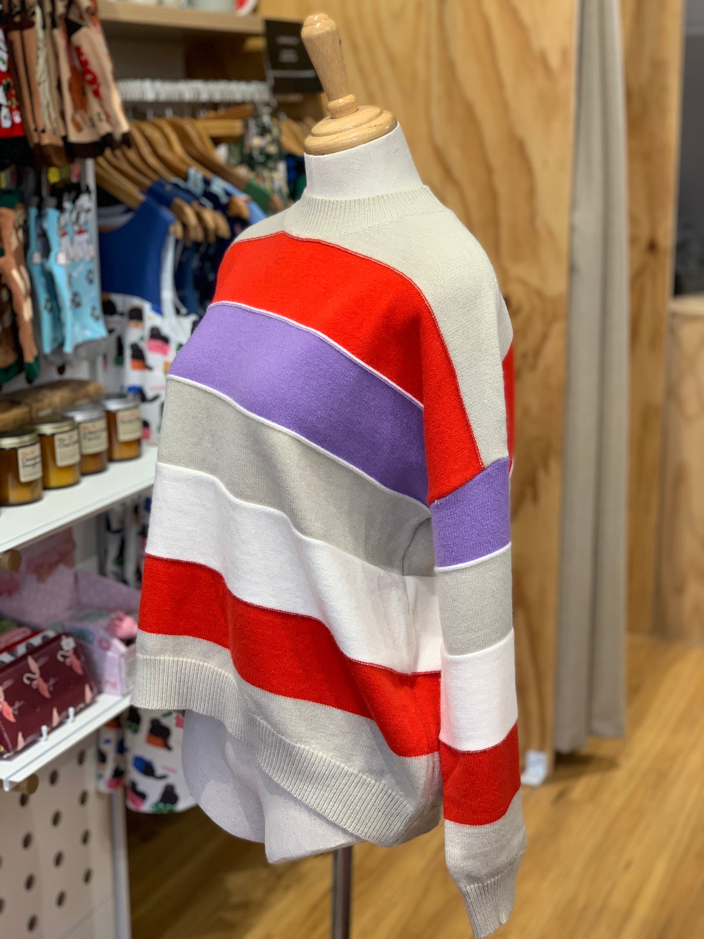 Striped pullover