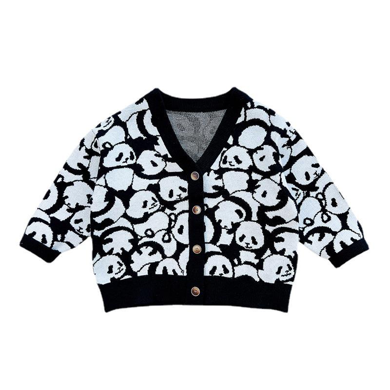 Panda everywhere kids cardigan (Low in stock / 2-3 yrs old & 5-6 yrs old)