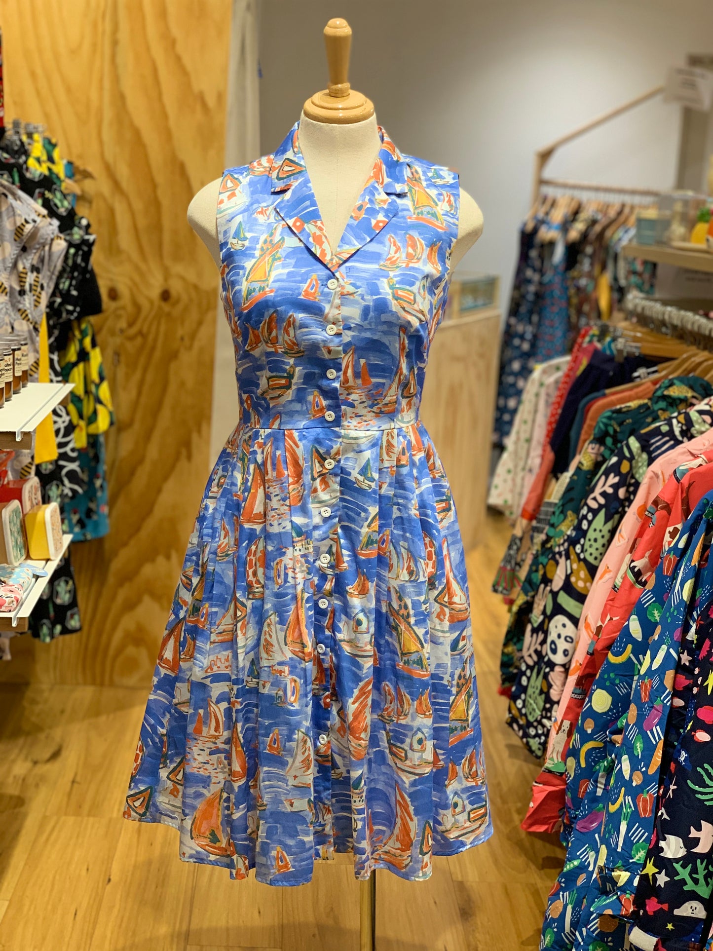 Grandma’s Attic Dress - Sea life (last size 8)