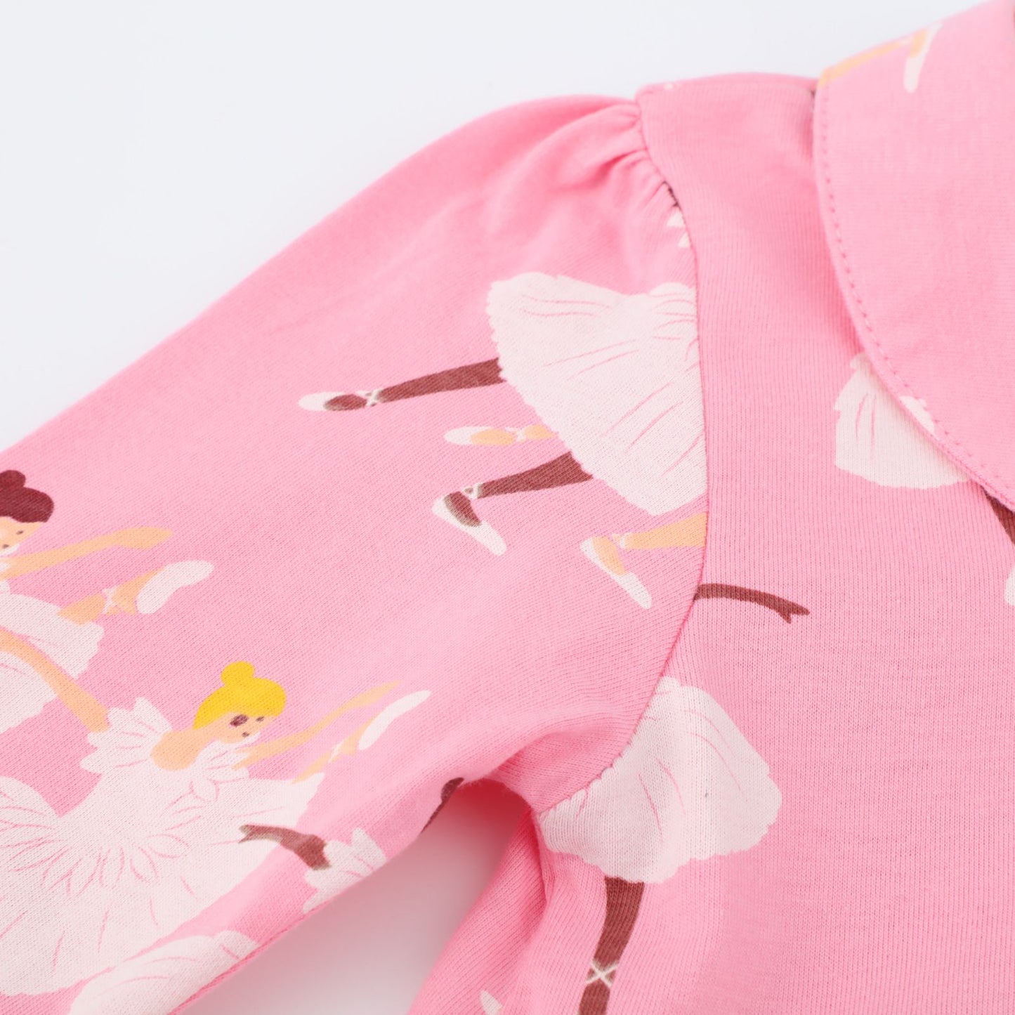 Pink ballerina cotton girl dress (Last one / 7 yrs old)