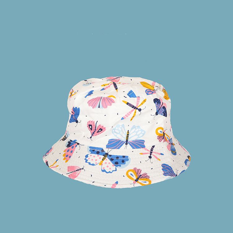 Kids butterflies bucket hat