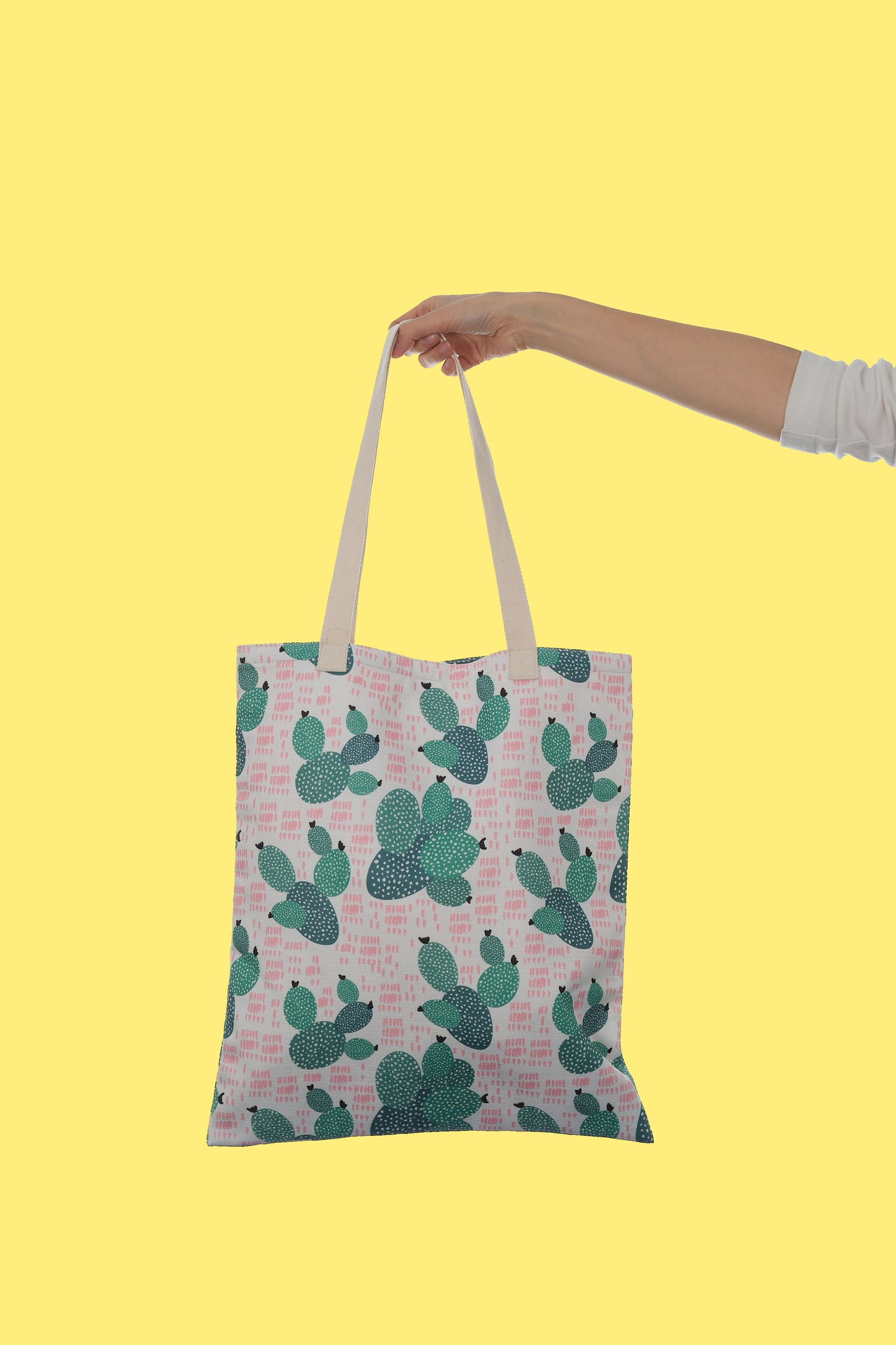 Tote Bag -Pink Cactus