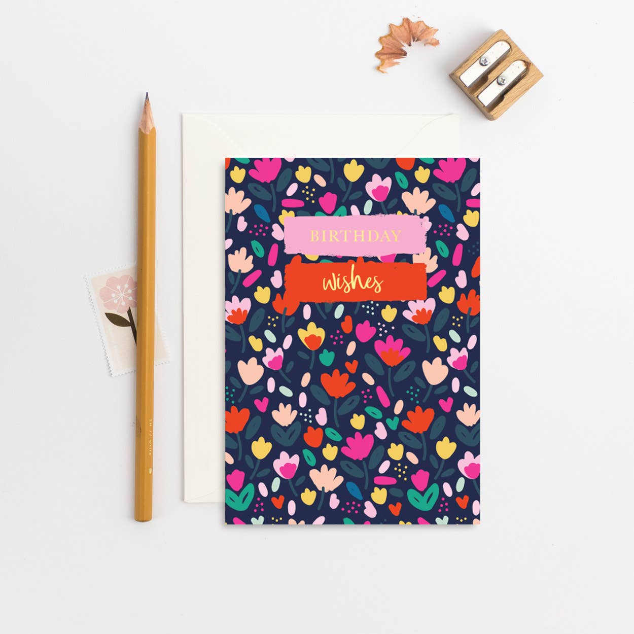 Floral Birthday Wishes Card | Luxury Female Birthday Card