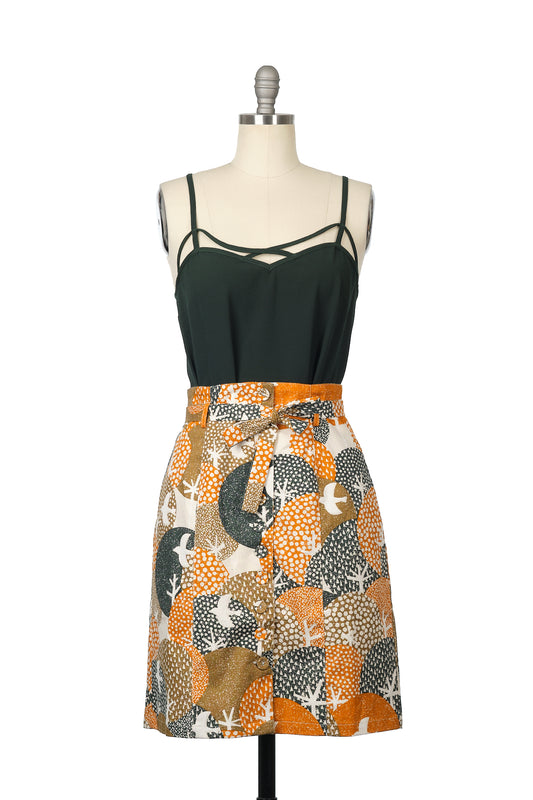 Best Time of My Life Skirt - Mountain Orange（ Size 6 ONLY）