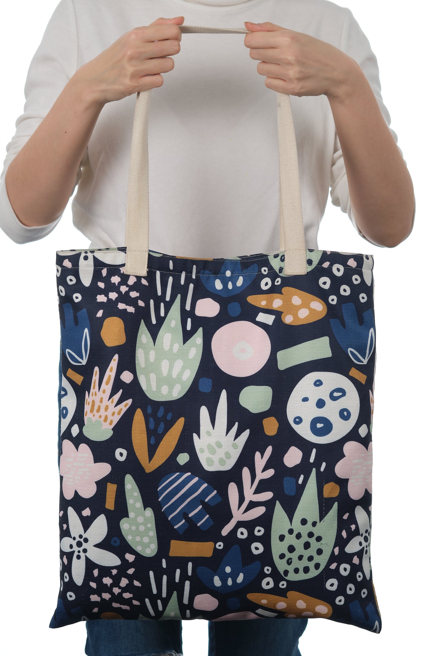 Tote Bag - Blue Floral