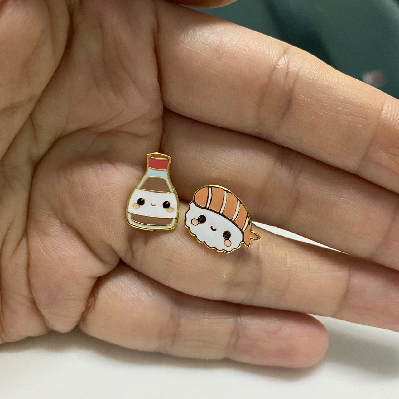 Sushi & Soy Sauce Earring