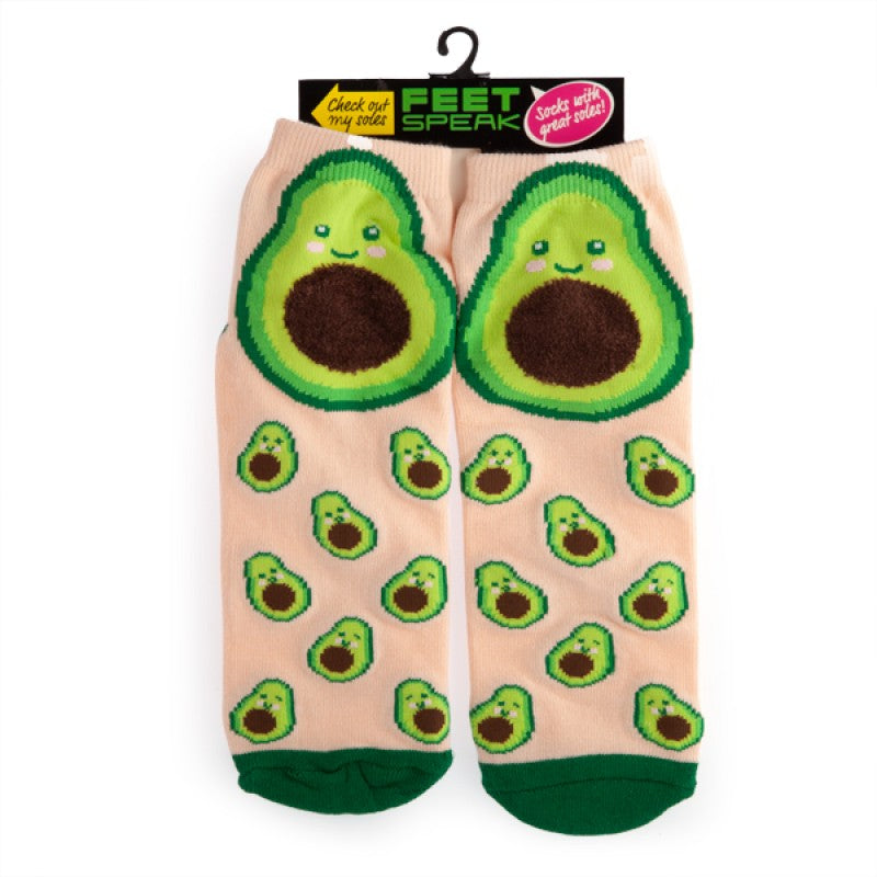 Feet speak socks Avocado