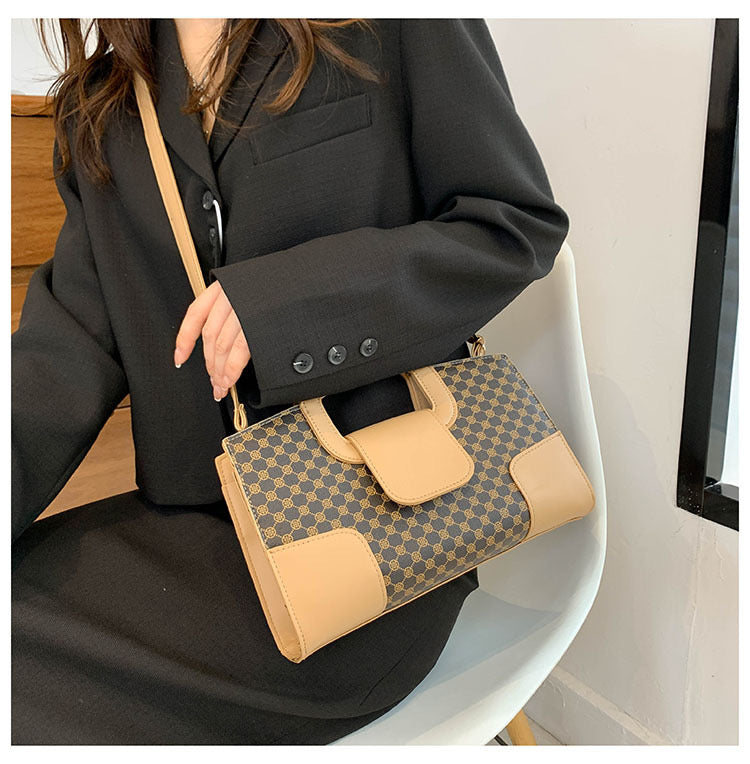 Geometric patterns cross shoulder/ clutch Bag