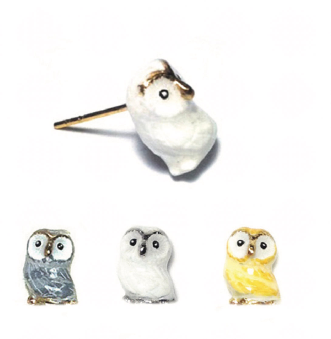 Handmade cuckoo clock Necklace, Owl Necklace and Owl earring