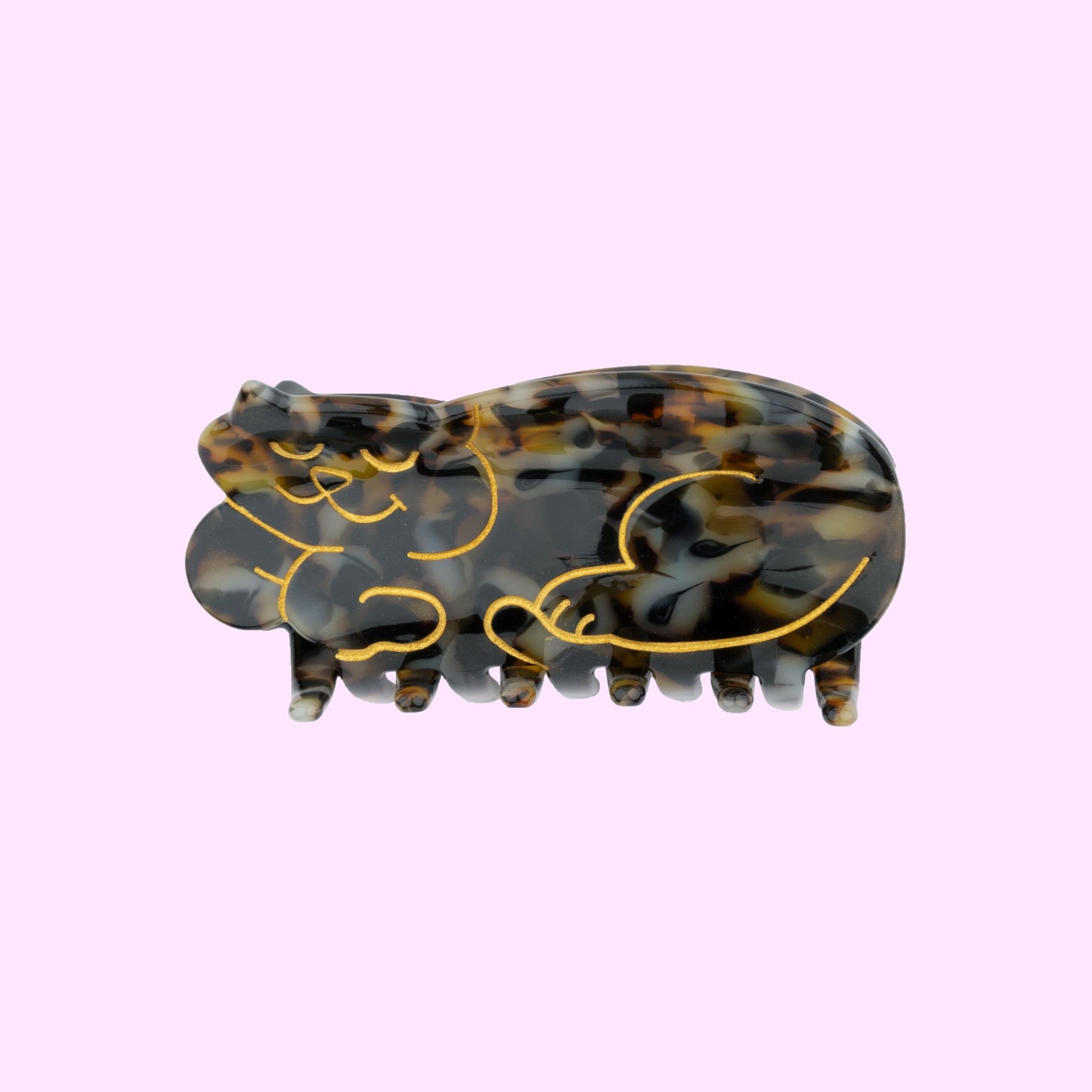 Coucou Suzette Tortoiseshell Black Cat Hair Claw