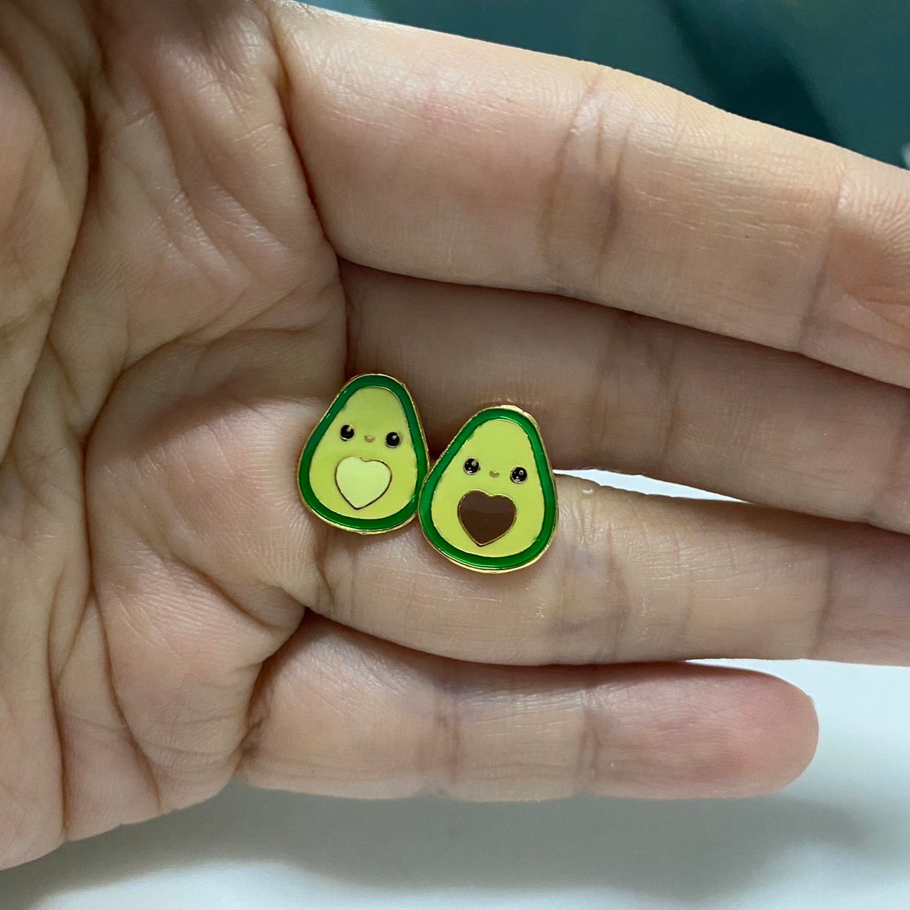 Avocado earring
