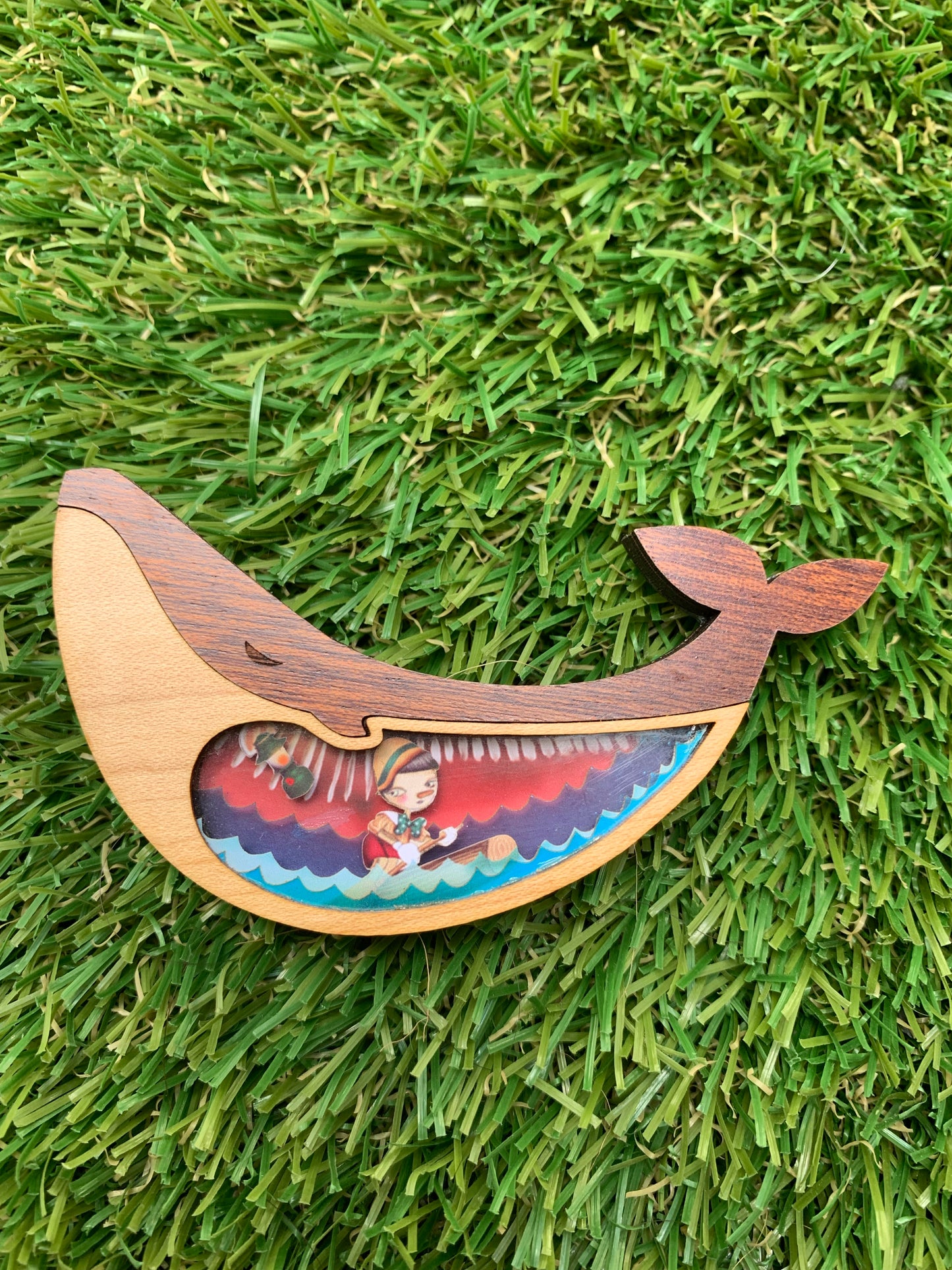 LaliBlue Storybook Wooden Brooches Pinocchio