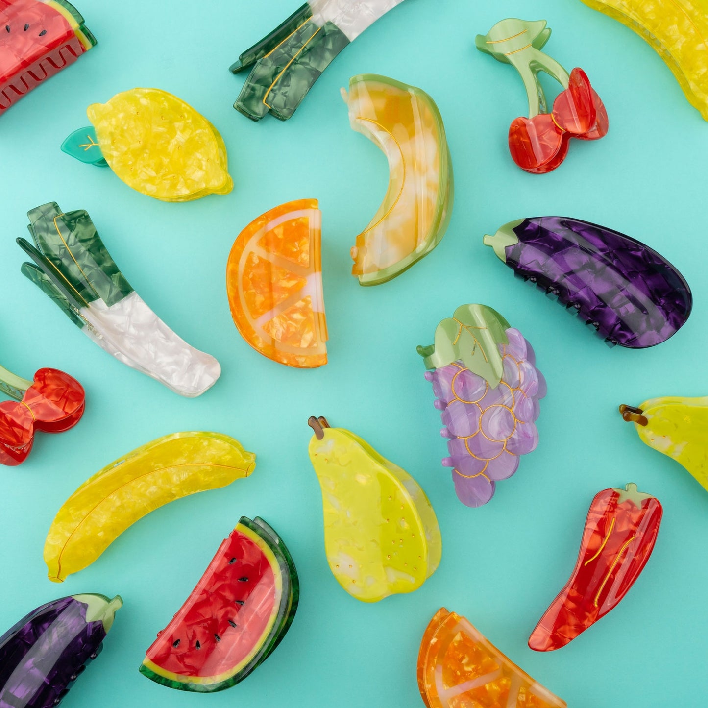 Coucou Suzette eggplant Hair Claw