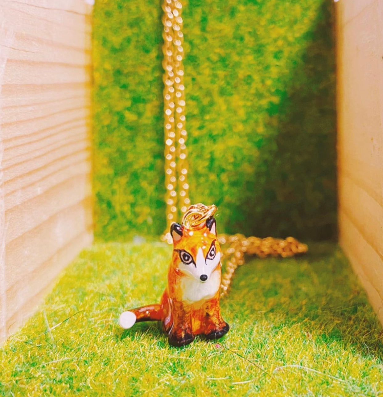 Handmade Fox Necklace