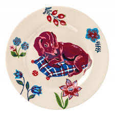 Dog Melamine plate