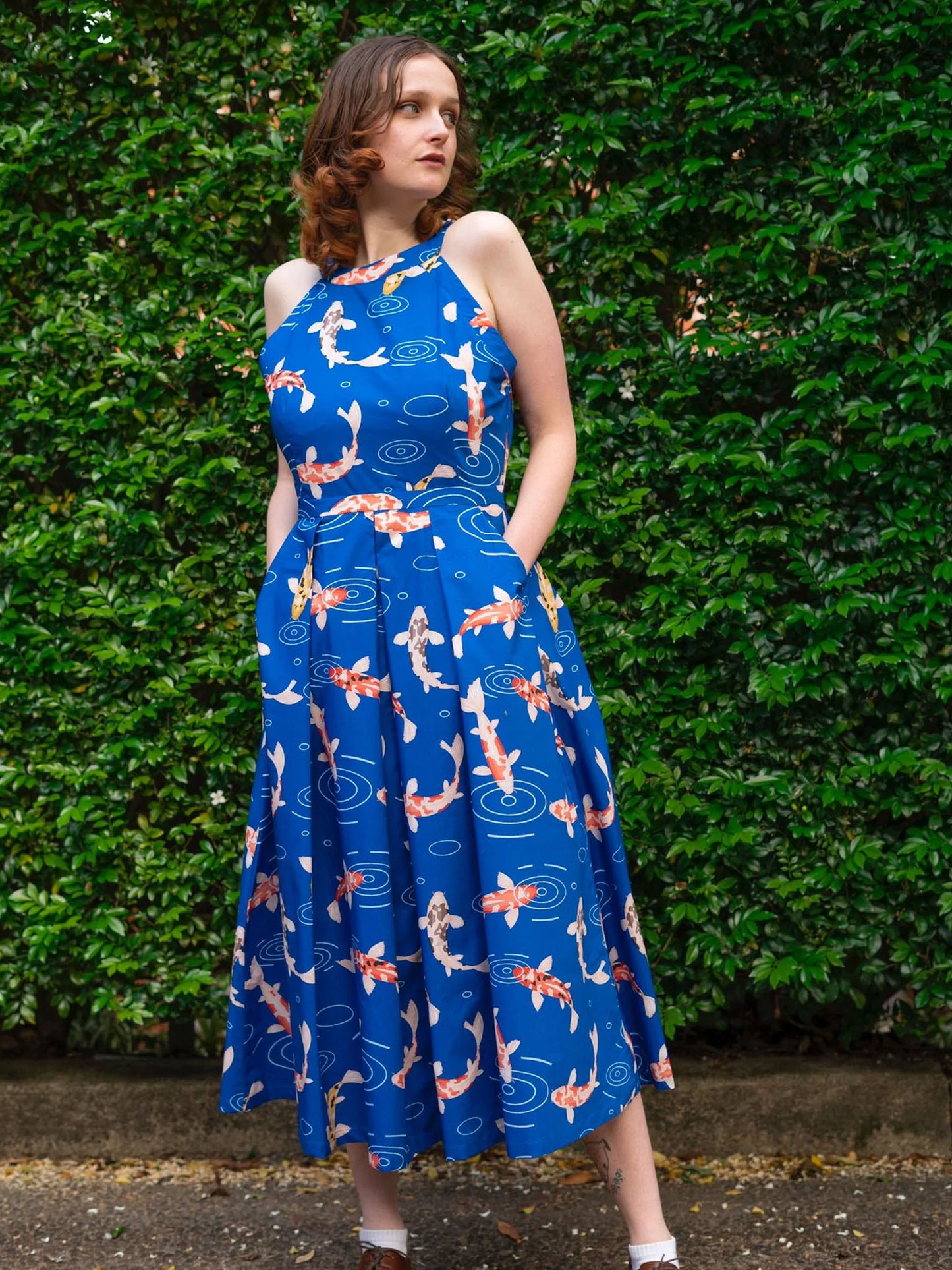 Find Me Under The Palm Dress - Koi