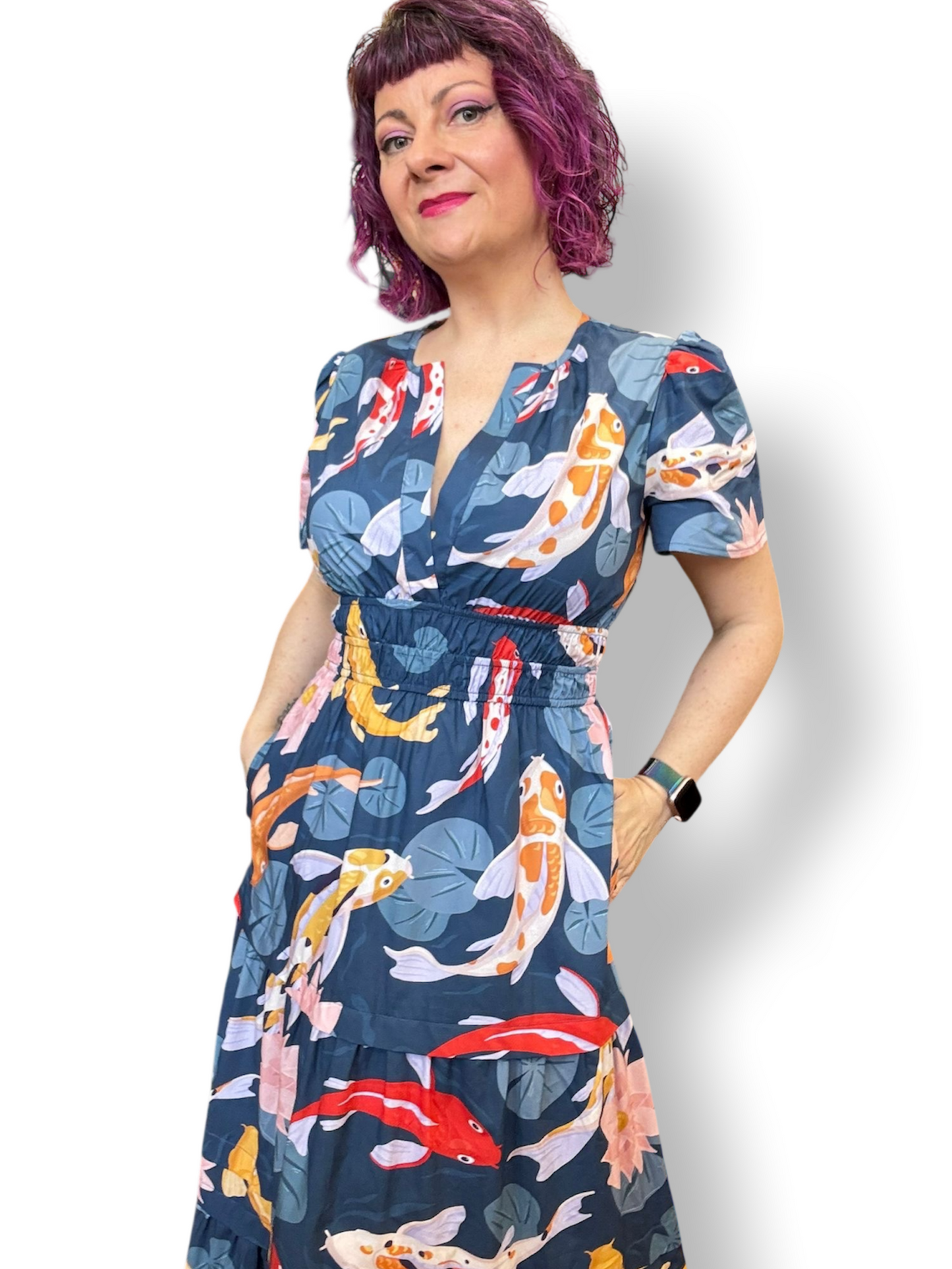 Hanna Dress - Koi Pond