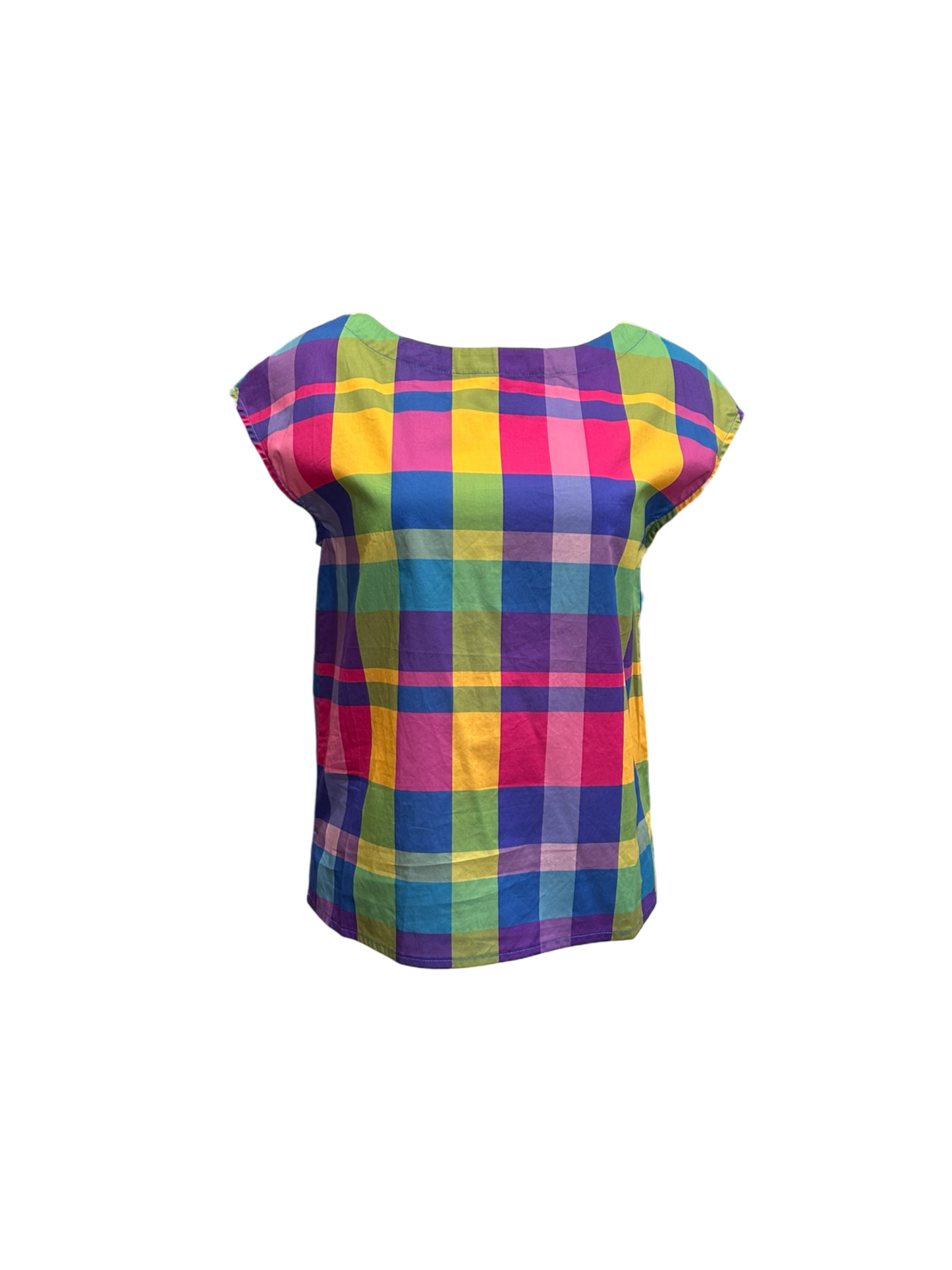 Lindsey Top - big plaid