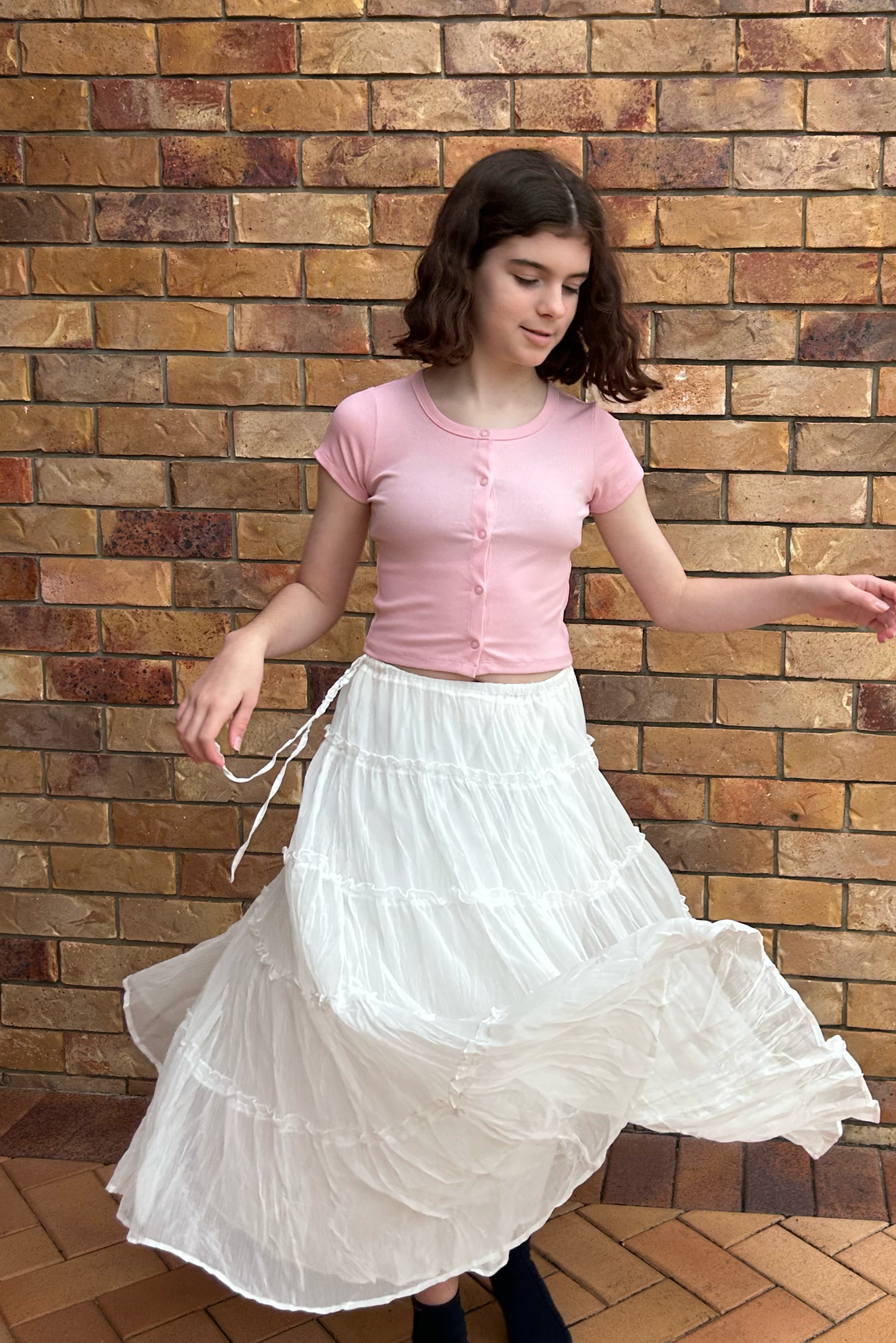 Drift Tiered Maxi Skirt