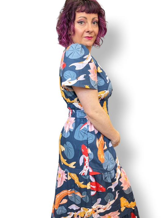 Hanna Dress - Koi Pond