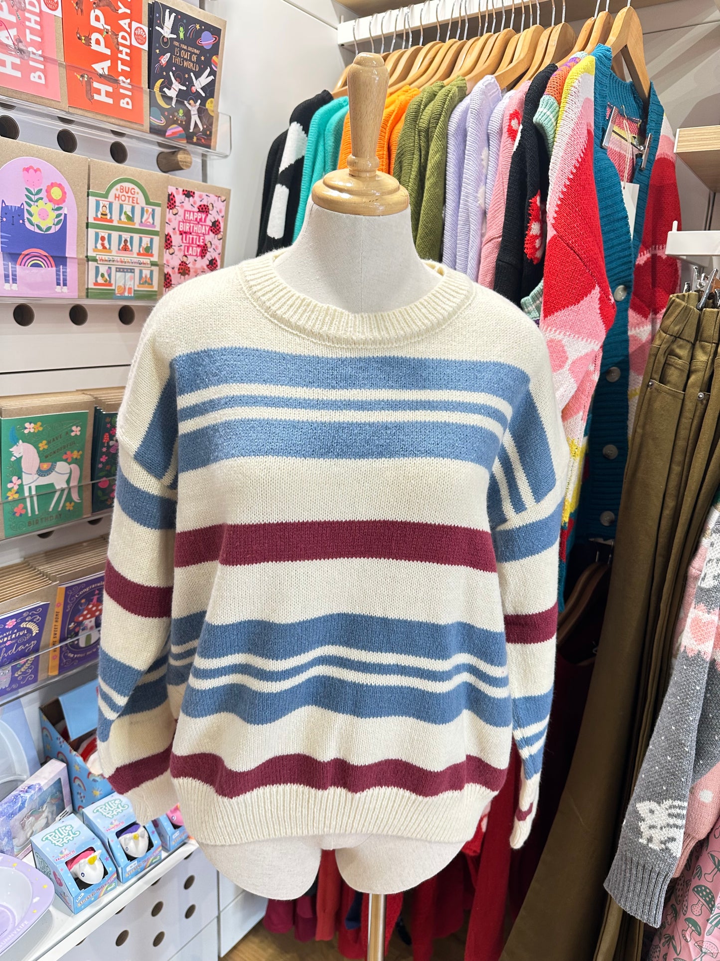 Another striped pullover