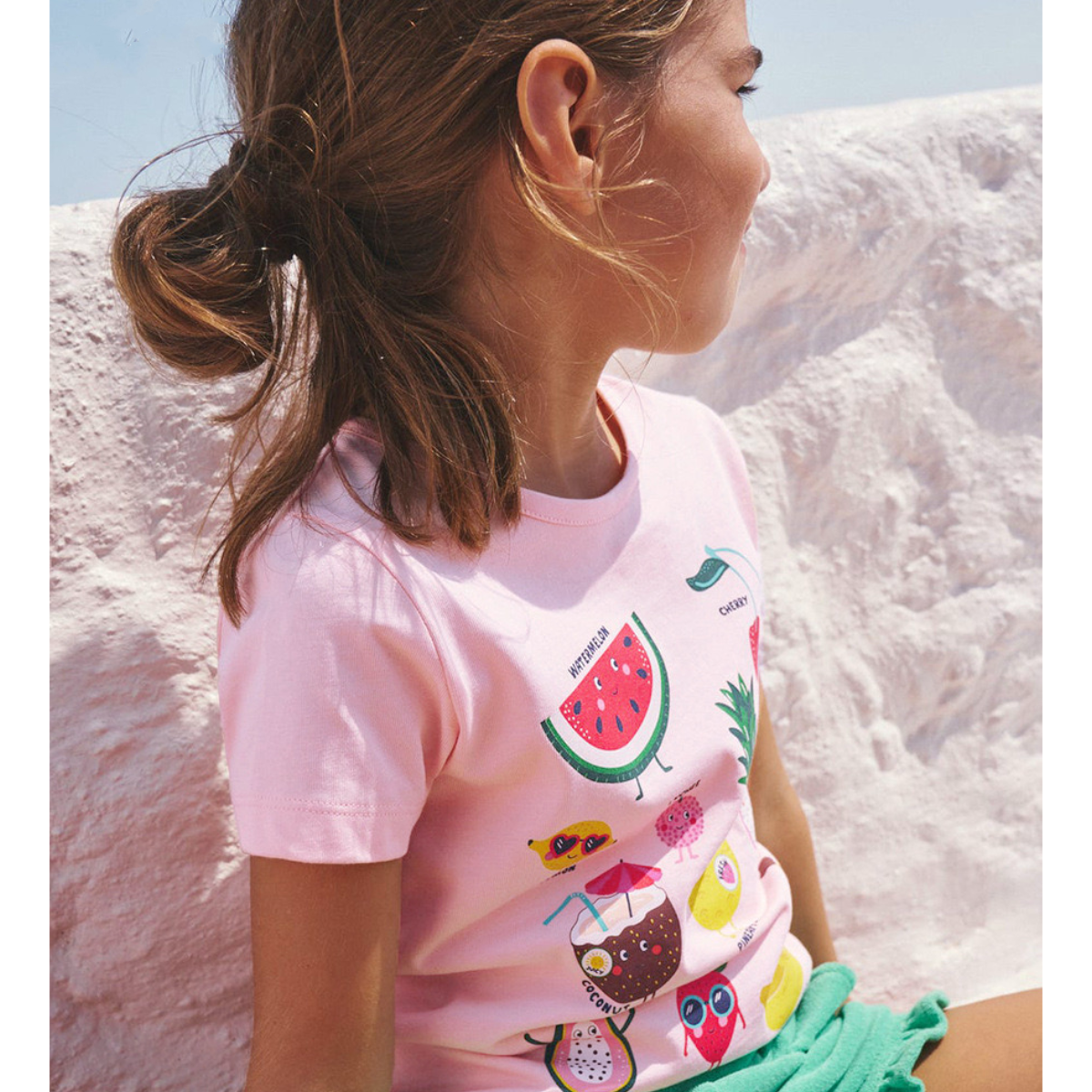 Happy Pink Fruit Tee
