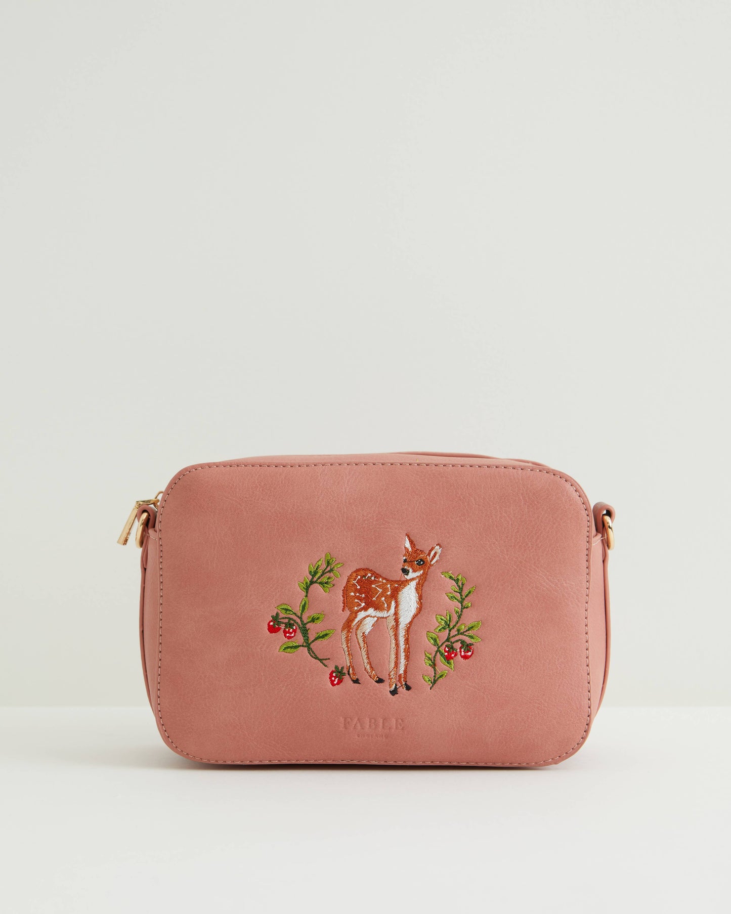 Fable London Fawn Embroidered Camera Bag