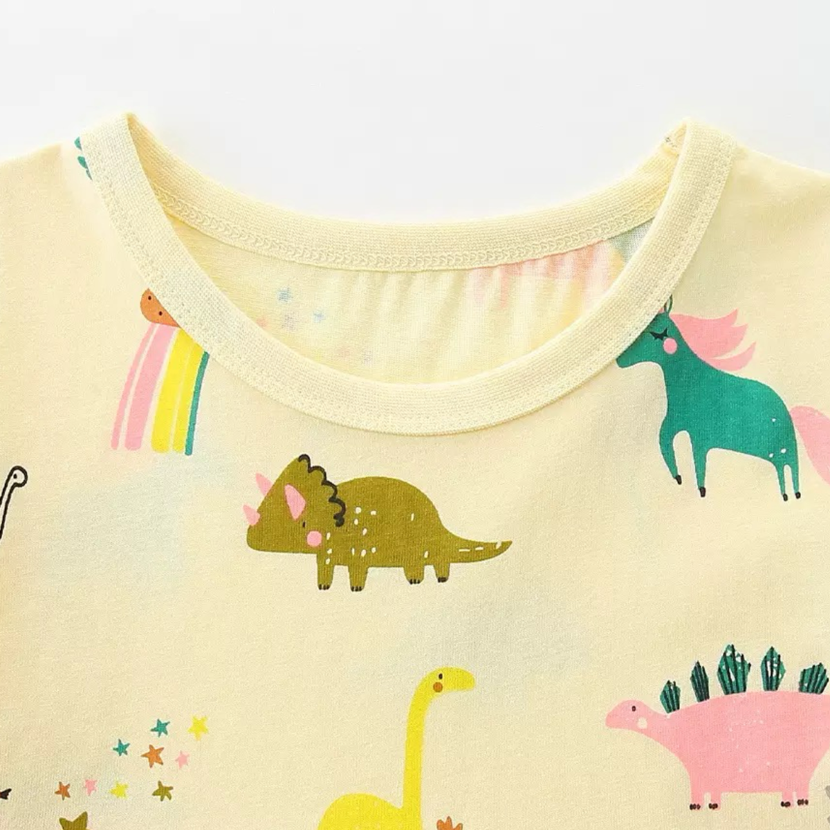 Rainbow Dino Dress (available 14th July)