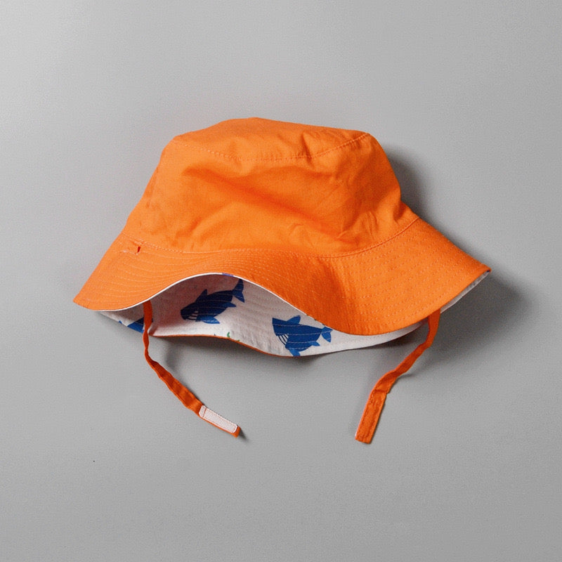 Cute Shark reversible bucket hat